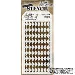 Маска Tim Holtz  - Stampers Annon Layered Stencil 4.125&quot;X8.5&quot; - Harlequin - Ромбы - ScrapUA.com