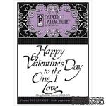 Резиновый штамп от Paper Parachute - Paper Parachute Cling Rubber Stamps  - Happy Valentine&#039;s Day, 6,4х7,5см - ScrapUA.com