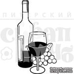 Штамп от Питерского скрапклуба - Вино - ScrapUA.com