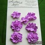 Азалия, бумажные цветы ручной работы, 7 штук, цвет фиолетово-розовый - ScrapUA.com
