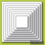 Ножи от Memory Box - Stitched Square Layers craft dies - ScrapUA.com