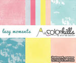 Набор бумаги, фишек и штампов от Color Hills - Коллекция Lazy moments, 16 элементов - ScrapUA.com