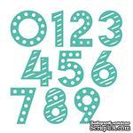 Ножи для вырубки - Цыфры от First Edition - Decorative Numbers Dies, 10 шт. - ScrapUA.com