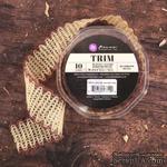 Лента Prima - Weave Trim - Mushroom, цвет бежевый, 90 см - ScrapUA.com