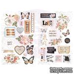 Наклейки из чипборда Prima - Apricot Honey - Chipboard Sticker, 30шт. - ScrapUA.com