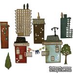 Ножи от Tim Holtz Alterations - Thinlits - Suburbia Cityscape - Die Set 34 Pack - ScrapUA.com