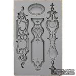 Молды силиконовые от Prima - Iron Orchid Designs Vintage Art Decor Mould - Escucheons #1 - ScrapUA.com