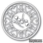 Ножи от Memory Box - Scrollwork Heart Circle Frame craft die - ScrapUA.com