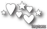 Лезвие от Memory Box -  DIES- Hearts and Stars - ScrapUA.com