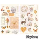 Наклейки из чипборда Prima - Autumn Sunset - Chipboard Sticker, 34 шт. - ScrapUA.com