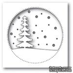 Ножи от Memory Box — Snowy Tree Circle craft die - ScrapUA.com