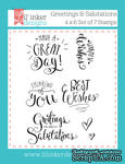 Штампы от Lil&#039; Inker Designs - Greetings &amp; Salutations Stamps  - ScrapUA.com