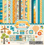 Набор бумаги от Echo Park - All About a Boy Collection Kit, 30х30см - ScrapUA.com