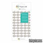 Наклейки Project Life by Becky Higgins - Stickers Grey Arrow, 400 штук - ScrapUA.com