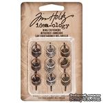 Брадсы-крепежи для цепочек Tim Holtz - Ideaology - Ring Fasteners - ScrapUA.com