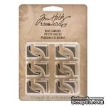 Металлические уголки Tim Holtz - Ideaology - Mini Corners - ScrapUA.com