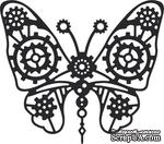 Нож для вырубки от Cheery Lynn Designs - Gears Butterfly (Steampunk Series) - ScrapUA.com