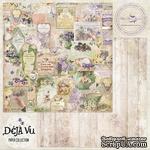 Лист скрапбумаги Blue Fern Studios - Deja Vu - Friperies, двусторонняя, 30х30 см - ScrapUA.com