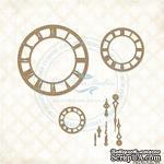 Чипборд Blue Fern Studios - Roman Clock Set - Small - ScrapUA.com