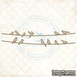 Чипборд Blue Fern Studios - Birds on a Wire - ScrapUA.com