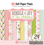 Набор двусторонней бумаги для скрапбукинга от Echo park - Bundle of Joy - A New Addition Girl, 24 листа, 15х15 см - ScrapUA.com