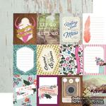 Лист скрапбумаги от Echo Park - 3x4 Journaling Cards - Wildflower, 30х30 см - ScrapUA.com