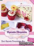 Шаблон-трафарет от  Crafters Companion -Cupcake Templates Collection - Twin Cupcake Presentation Box - ScrapUA.com