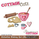 Лезвие CottageCutz Valentine Baking Set, 10х10 см, 2 штуки - ScrapUA.com