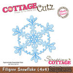 Лезвие CottageCutz Filigree Snowflake, 10х10 см - ScrapUA.com