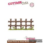 Лезвие CottageCutz Rustic Fence w/ Grass Border, 10х15 см - ScrapUA.com