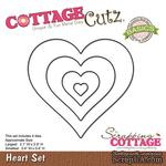 Лезвие CottageCutz - Heart Set - ScrapUA.com