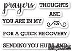 Набор  штампов от Memory Box - Prayers Sentiments clear stamp set - ScrapUA.com