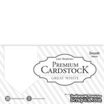 Набор кардстока DCWV Core&#039;dinations Value Pack Smooth Cardstock, Great White, 30х30 см, 20 листов, белый - ScrapUA.com