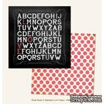 Лист скрапбумаги My Mind&#039;s Eye Alphabet Love, 30х30 см, двусторонняя - ScrapUA.com