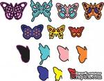 Лезвия Mini Dimensional Butterflies w Angel Wings от Cheery Lynn Designs, 14 шт. - ScrapUA.com