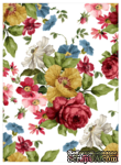 Трансферы (натирки) от IOD - Wall Flower 24x33 Decor Transfer™, 61см х 84см - ScrapUA.com