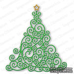 Нож от Impression Obsession - Swirly Christmas Tree - ScrapUA.com