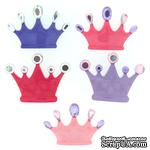 Набор декоративных пуговиц Dress It Up - Princess Crowns - ScrapUA.com