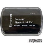 Штемпельная подушечка Dovecraft Pigment Ink Pads - Jet Black, цвет черный - ScrapUA.com