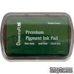 Штемпельная подушечка Dovecraft Pigment Ink Pads - Forest Green, цвет темно-зеленый - ScrapUA.com