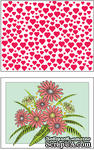 Доска для тиснения Hearts/Flowers от Cheery Lynn Designs - ScrapUA.com