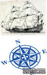 Доска для тиснения Sailing Ship/Compass от Cheery Lynn Designs - ScrapUA.com