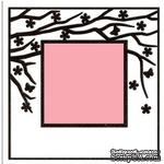 Папка для тиснения Nellie Snellen - Embossing Folder - Spring in the air (Square) - ScrapUA.com