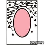 Папка для тиснения Nellie Snellen - Embossing Folder - Spring in the air (Oval) - ScrapUA.com