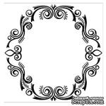 Папка для тиснения Nellie Snellen - Embossing Folder - Frame (Oval) - ScrapUA.com