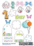 Высечки из кальки от Евгения Курдибановская ТМ - Baby Shower, 18 шт., арт 2204 - ScrapUA.com