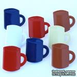 Набор брадсов Eyelet Outlet - Coffee Mug Brads, 12 штук - ScrapUA.com