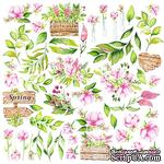 Лист для вырезания Spring blossom, ТМ Фабрика Декору - ScrapUA.com