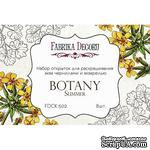 Набор открыток для раскрашивания аква чернилами, акварелью Botany, ТМ Фабрика Декору - ScrapUA.com