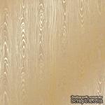 Лист односторонней картона с фольгированием Golden Wood Texture, ТМ Фабрика Декора - ScrapUA.com